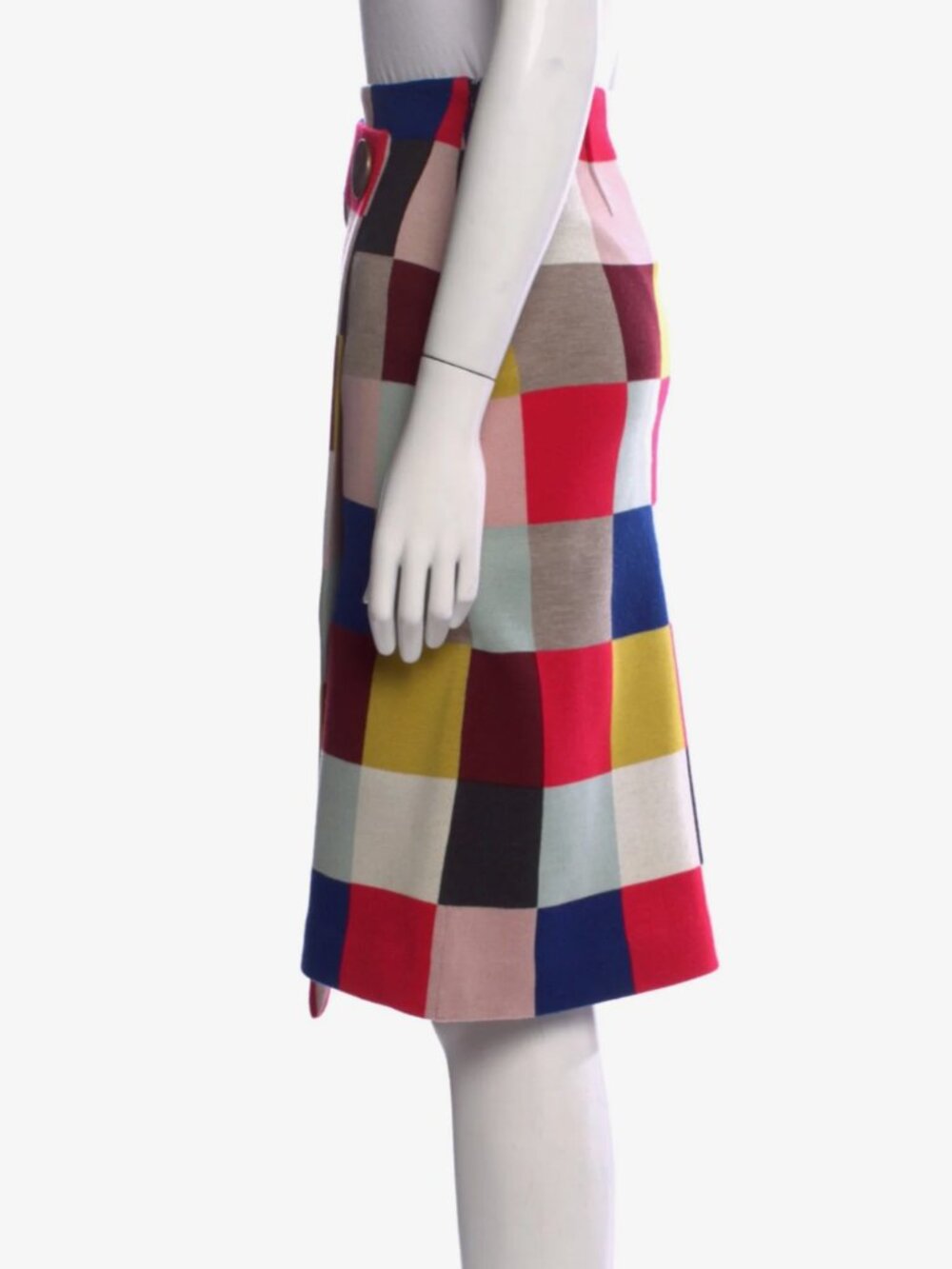 St. John Wool Knee-Length Skirt Pink | Size: XS - Picture 2 of 3